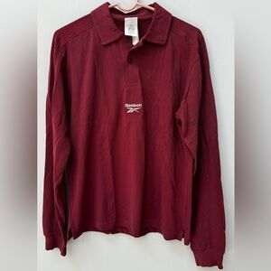 Reebok Red Long Sleeve in Small